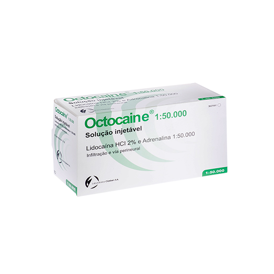 Anestesia Octocaine 1:50.000 Lidocaína
